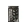 Switch Panel 4 Anahtarlı İzoleli Dikey