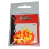 Captain 7665 Renkli Boncuk Yuvarlak 7,5mm Plastik Boncuk 20li Paket Yellow/Red