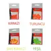 Captain 7665 Renkli Boncuk Yuvarlak 7,5mm Plastik Boncuk 20li Paket Yellow/Red