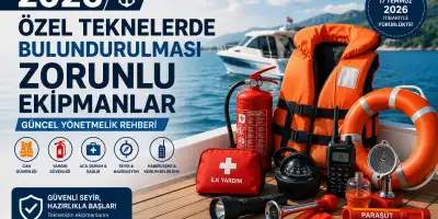 2026 Yeni Yönetmeliğe Göre Teknelerde Bulunması Zorunlu Ekipmanlar