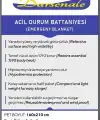 Darsenale Acil Durum Termal Battaniye Metalize Isı Yalıtımlı 160x210cm (Uzay Battaniye)