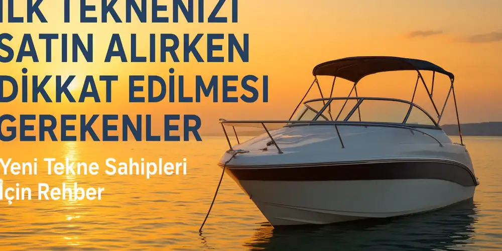 İlk Teknenizi Satın Alırken Dikkat Edilmesi Gerekenler