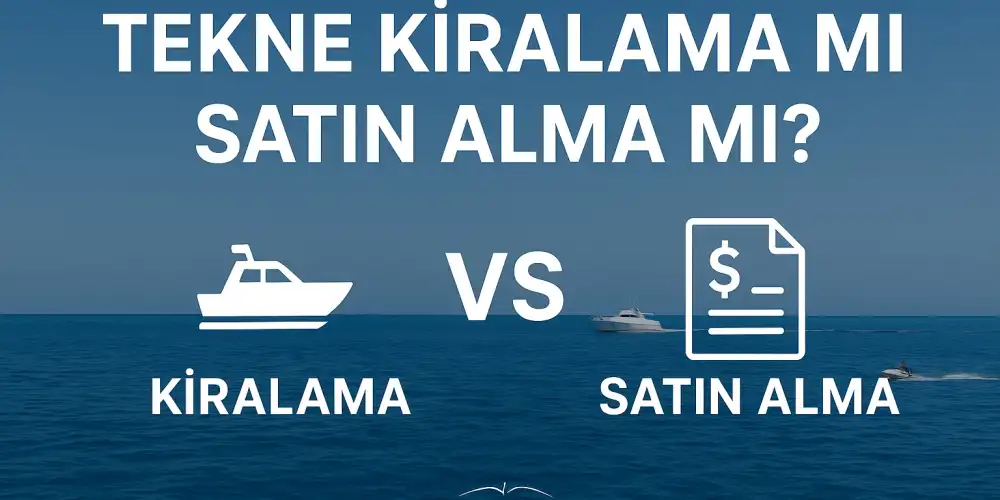 Tekne Kiralama mı Satın Alma mı? Karşılaştırmalı Rehber