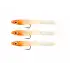 Captain 3525 Eel Fish 7.5cm Silikon Zargana Suni Yem 3lü Paket E06 ORANGE