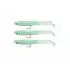 Captain 3525 Eel Fish 7.5cm Silikon Zargana Suni Yem 3lü Paket E11 Green