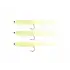 Captain 3525 Eel Fish 7.5cm Silikon Zargana Suni Yem 3lü Paket E13 Glow