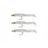 Captain 3526 Eel Fish 5cm Silikon Zargana Suni Yem 3lü Paket E02 Silver