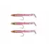 Captain 3526 Eel Fish 5cm Silikon Zargana Suni Yem 3lü Paket E03 Pink G