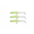 Captain 3526 Eel Fish 5cm Silikon Zargana Suni Yem 3lü Paket E05 Green