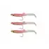 Captain 3526 Eel Fish 5cm Silikon Zargana Suni Yem 3lü Paket E07 Red