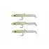 Captain 3526 Eel Fish 5cm Silikon Zargana Suni Yem 3lü Paket E13 Glow