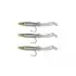 Captain 3526 Eel Fish 5cm Silikon Zargana Suni Yem 3lü Paket E16 Black