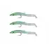 Captain 3526 Eel Fish 5cm Silikon Zargana Suni Yem 3lü Paket E23 Blue