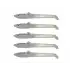 Captain 3596 Elegant 5.5cm Silikon Zargana 5li Paket Suni Yem 12
