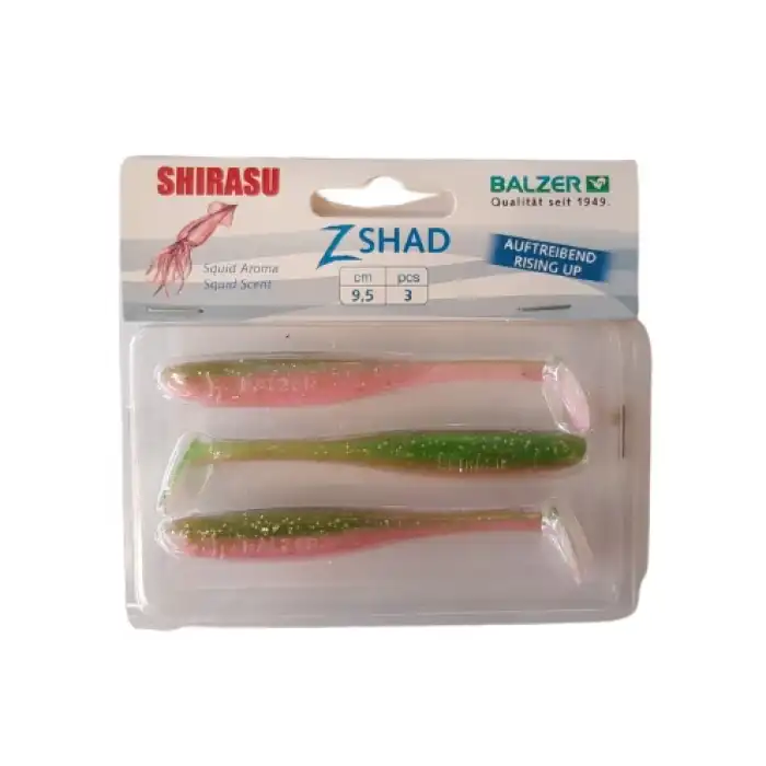 Balzer 13694 Shirasu Z Sad 9.5cm Kalamar Kokulu Silikon Yem 3lü Set 202