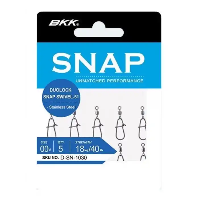 BKK Duolock Snap Swivel-51 Fırdöndü BKK-1