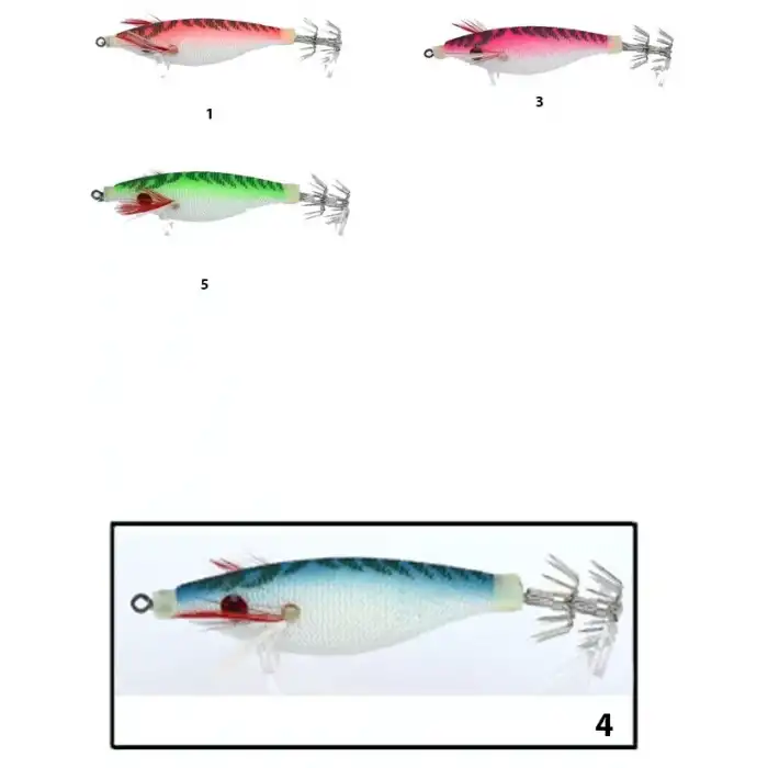 Captain 3001 Kalamar Zokası 6cm Totosutte Squid 4