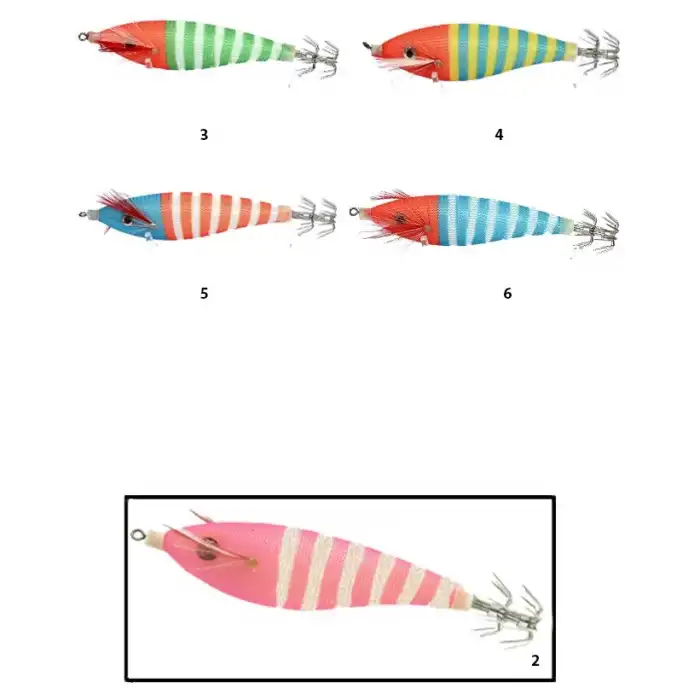 Captain 3004 Kalamar Zokası 8cm Zebra Squid 2