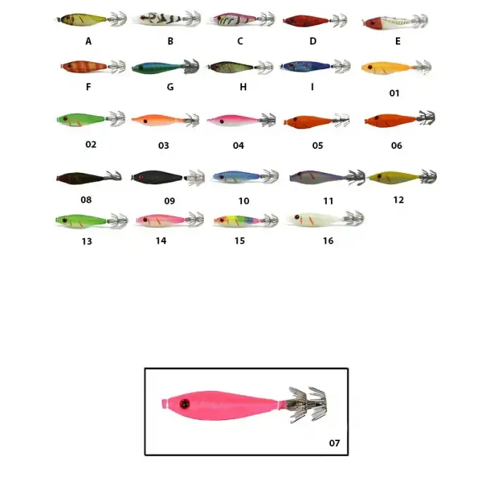 Captain 3007 Kalamar Zokası 5cm Metsuki Squid 07