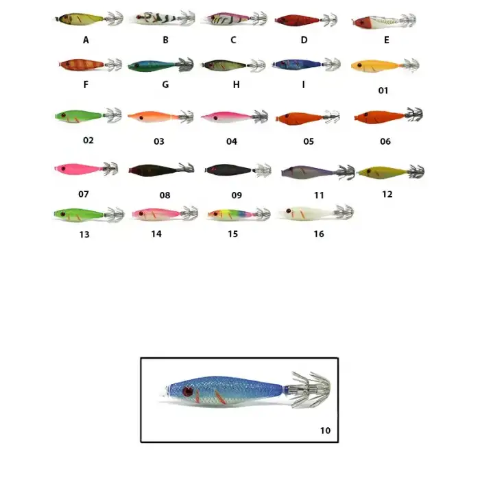 Captain 3007 Kalamar Zokası 5cm Metsuki Squid 10