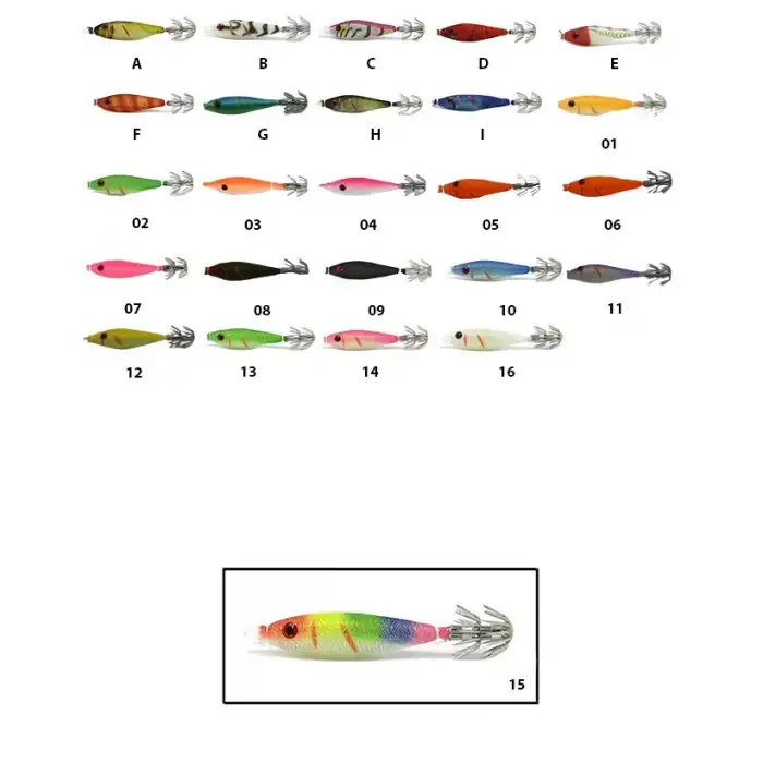 Captain 3007 Kalamar Zokası 5cm Metsuki Squid 15