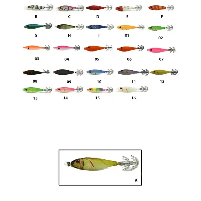 Captain 3007 Kalamar Zokası 5cm Metsuki Squid A