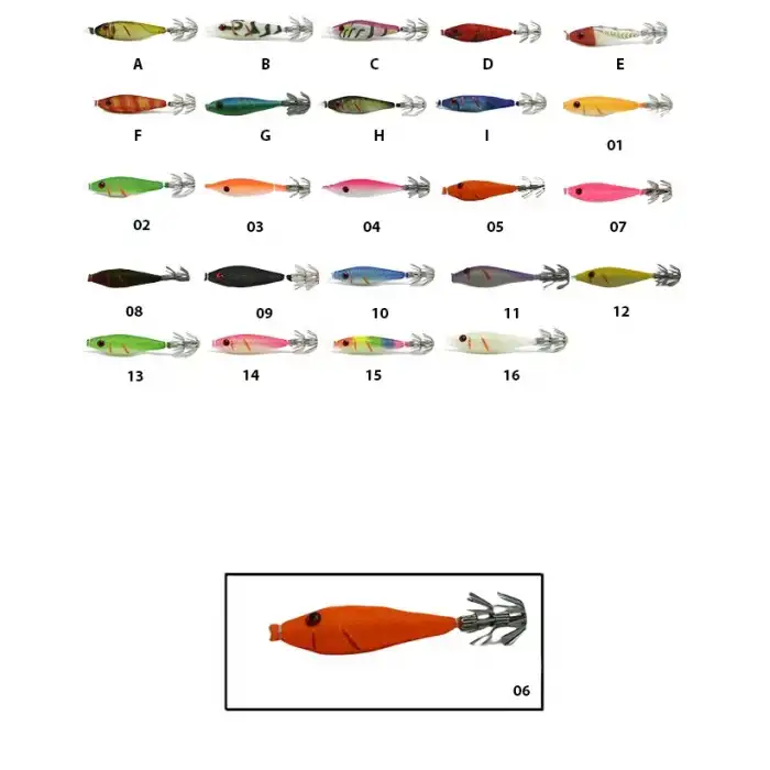 Captain 3007 Kalamar Zokası 6cm Metsuki Squid 06