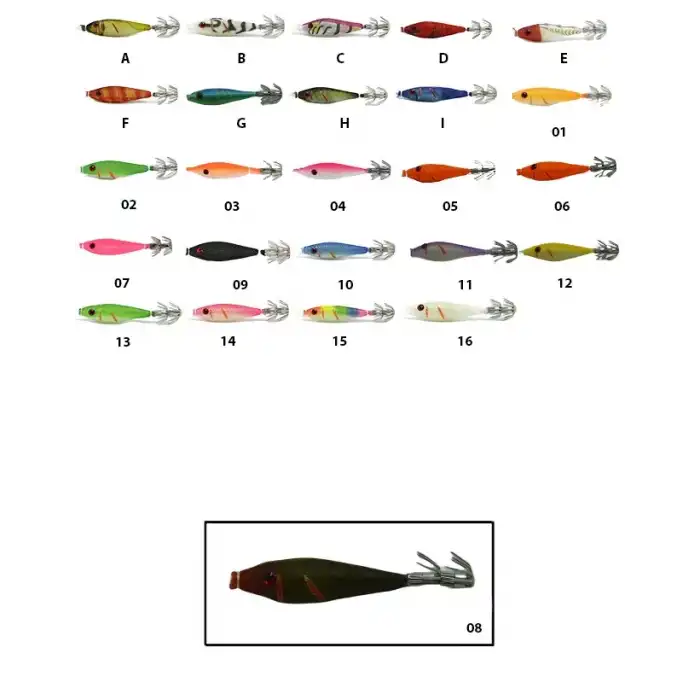 Captain 3007 Kalamar Zokası 6cm Metsuki Squid 08