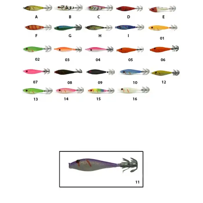 Captain 3007 Kalamar Zokası 6cm Metsuki Squid 11