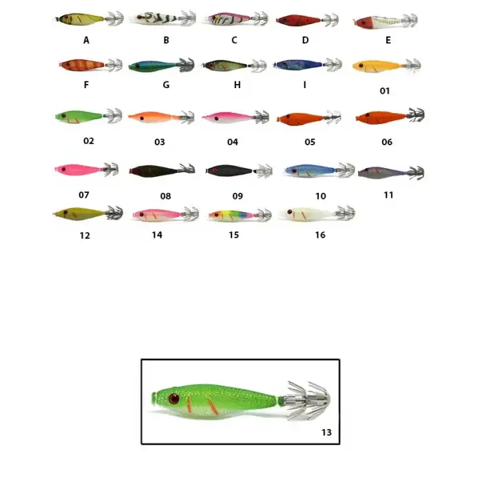 Captain 3007 Kalamar Zokası 6cm Metsuki Squid 13