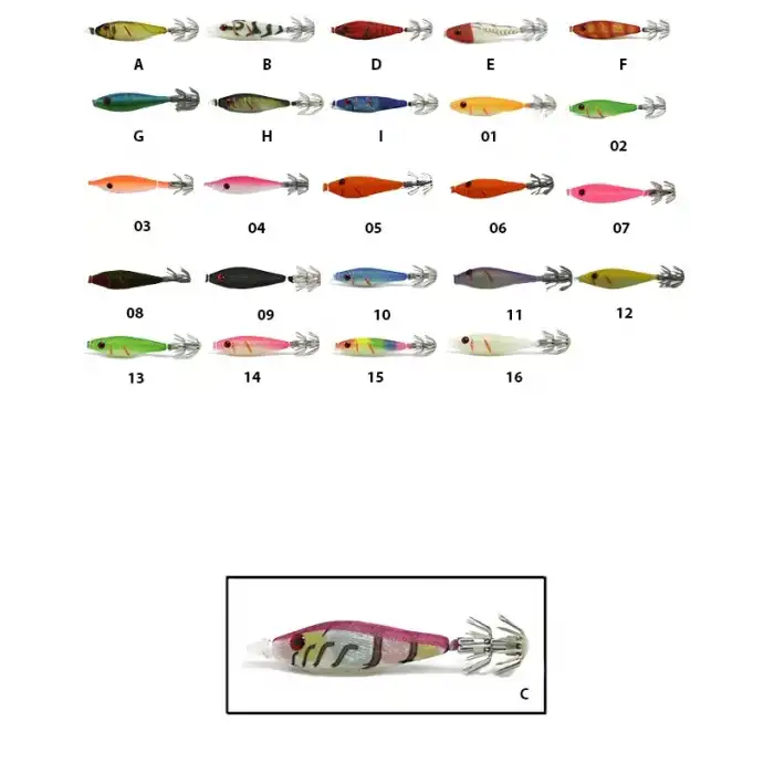 Captain 3007 Kalamar Zokası 6cm Metsuki Squid C