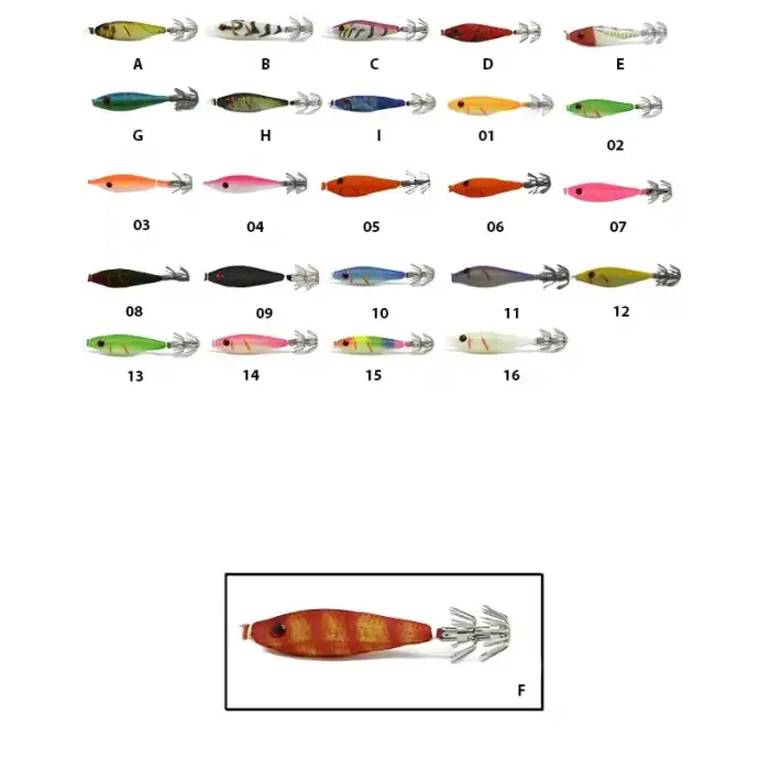 CAPTAİN 3007 KALAMAR ZOKASI 6CM METSUKİ SqUİD F