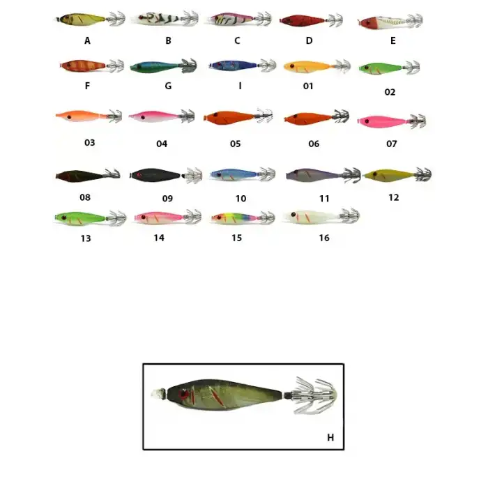 Captain 3007 Kalamar Zokası 6cm Metsuki Squid H