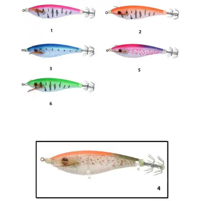 Captain 3009 Kalamar Zokası 8cm Flash Filinta Squid 4