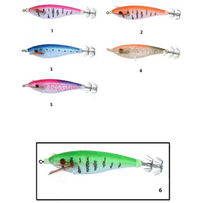 Captain 3009 Kalamar Zokası 8cm Flash Filinta Squid 6