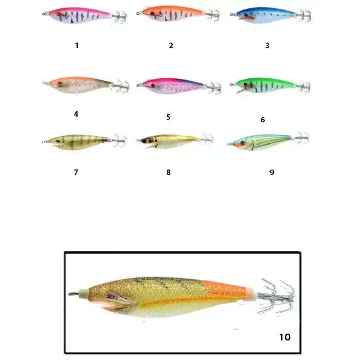 Captain 3010 Kalamar Zokası 7cm Flash Filinta Squid 10