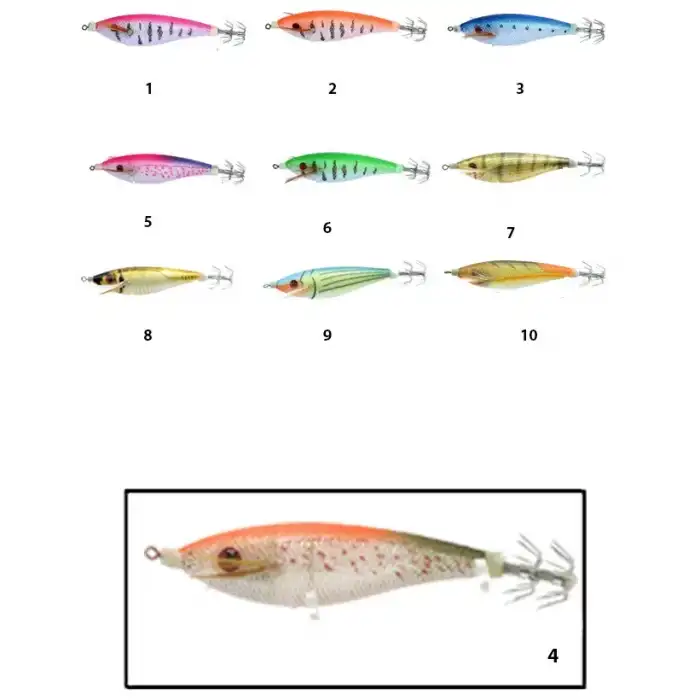 Captain 3010 Kalamar Zokası 7cm Flash Filinta Squid 4