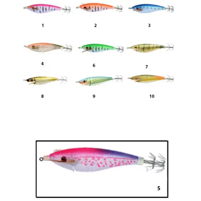 Captain 3010 Kalamar Zokası 7cm Flash Filinta Squid 5