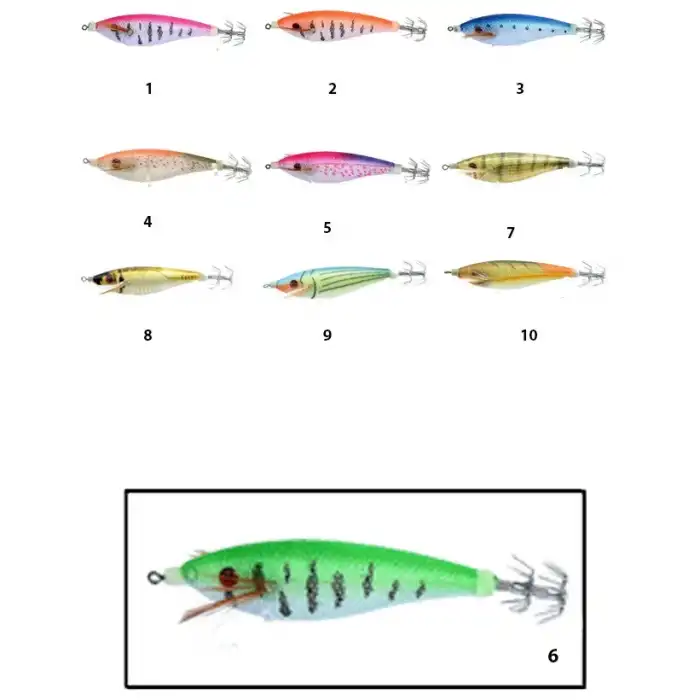Captain 3010 Kalamar Zokası 7cm Flash Filinta Squid 6