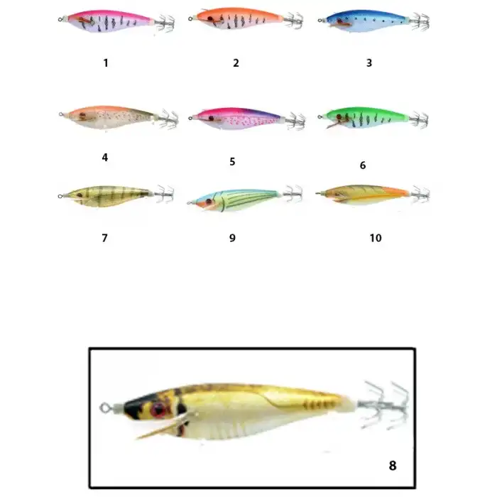 Captain 3010 Kalamar Zokası 7cm Flash Filinta Squid 8