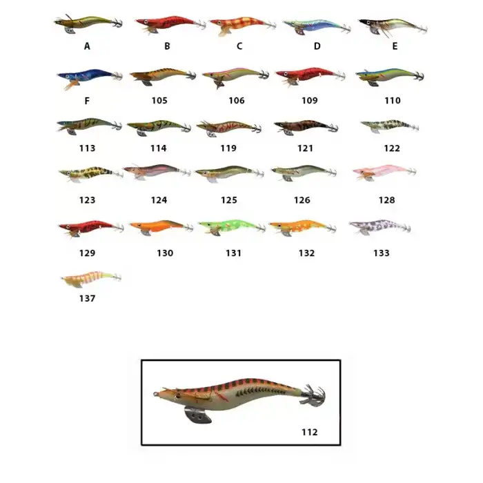 Captain 3014 Kalamar Zokası 12cm Crazy Squid Size 3.5  112