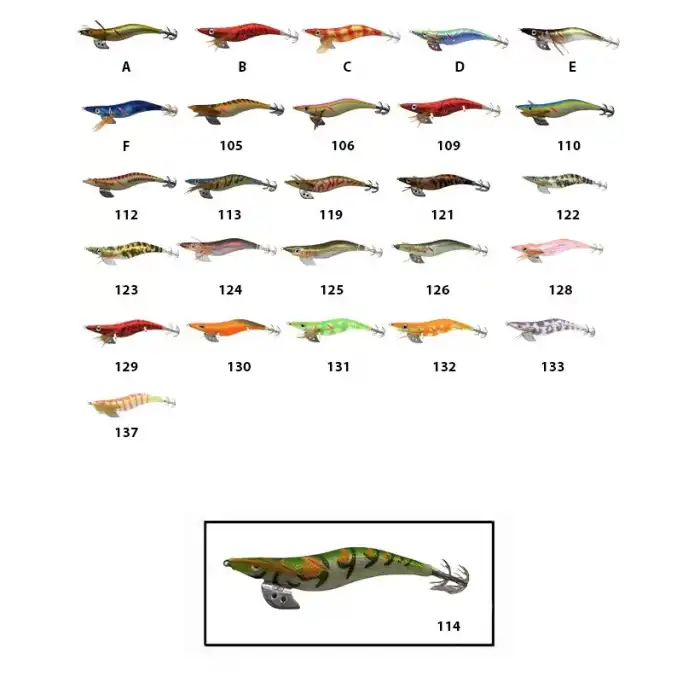 Captain 3014 Kalamar Zokası 12cm Crazy Squid Size 3.5  114