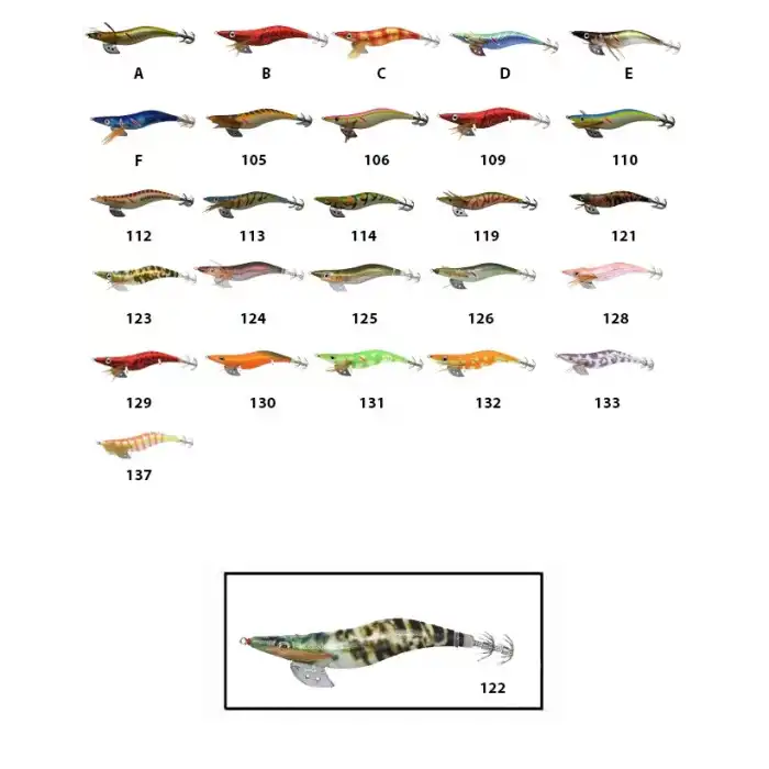 Captain 3014 Kalamar Zokası 12cm Crazy Squid Size 3.5  122