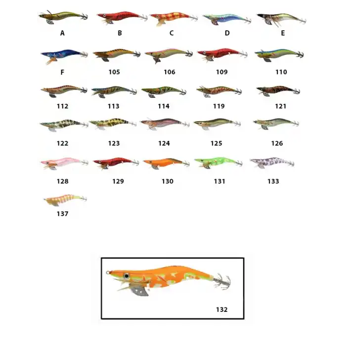 Captain 3014 Kalamar Zokası 12cm Crazy Squid Size 3.5  132