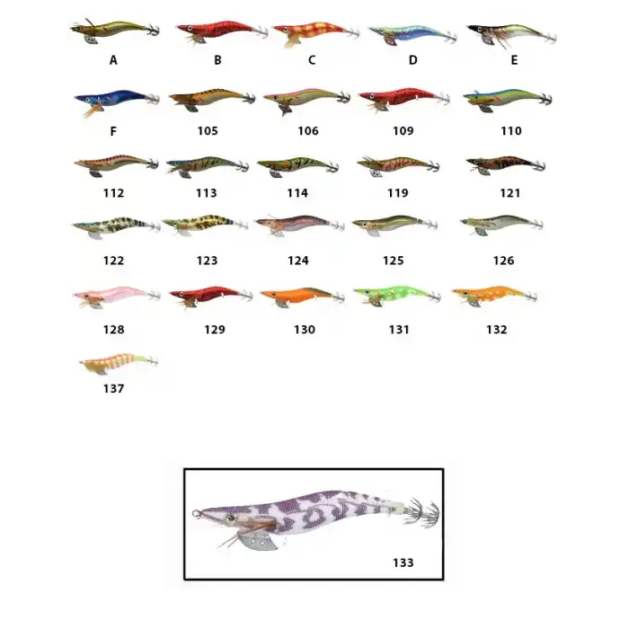 Captain 3014 Kalamar Zokası 12cm Crazy Squid Size 3.5  133