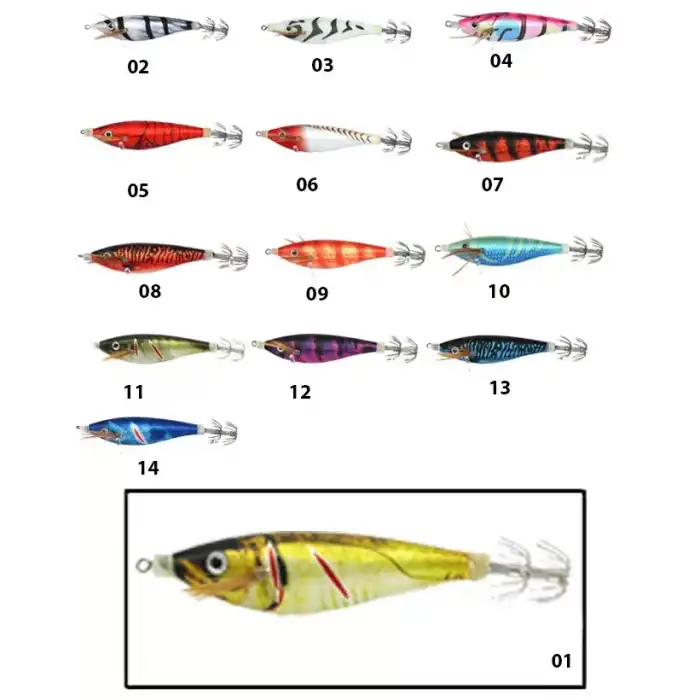 Captain 3015 Kalamar Zokası 7cm Toto Zogga Squid 01