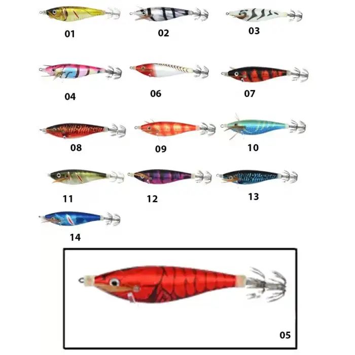 Captain 3015 Kalamar Zokası 7cm Toto Zogga Squid 05