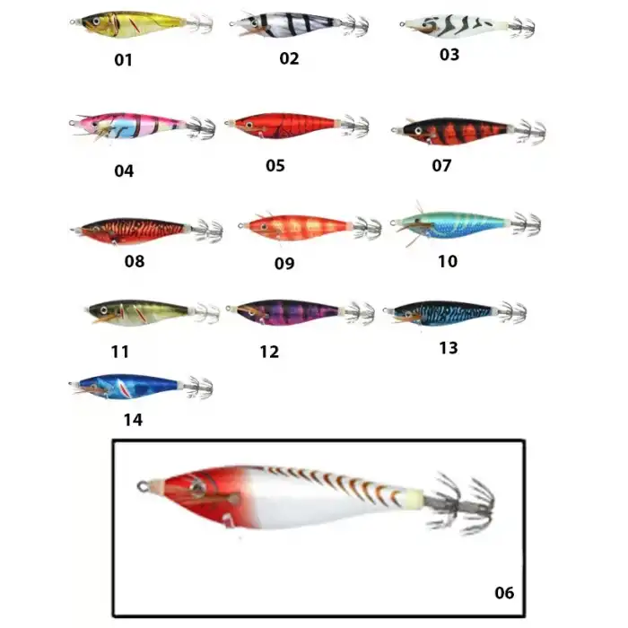 Captain 3015 Kalamar Zokası 7cm Toto Zogga Squid 06