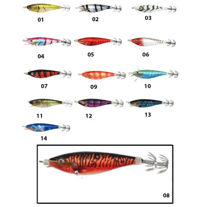 Captain 3015 Kalamar Zokası 7cm Toto Zogga Squid 08