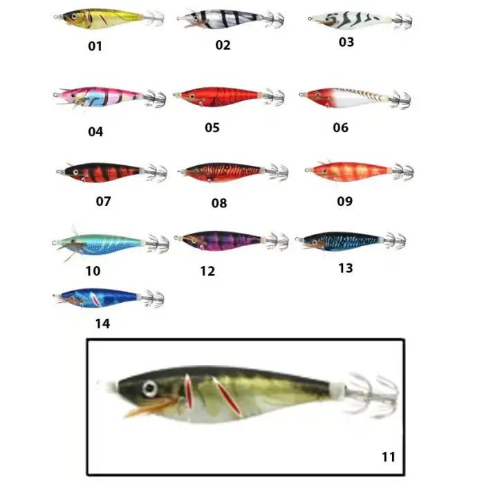 Captain 3015 Kalamar Zokası 7cm Toto Zogga Squid 11